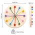 Rainbow Circle Thread Game
